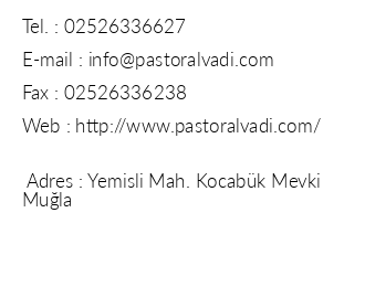 Pastoral Vadi iletiim bilgileri